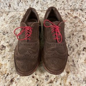 Allen Edmonds Brown Suede Oxfords